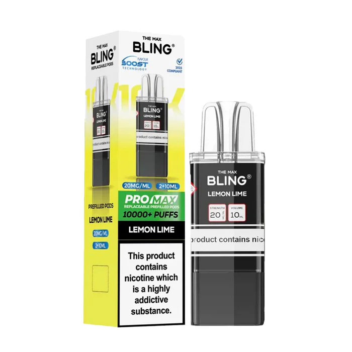 The Crystal Bling Max 10K Refill Pods - Only £5.79