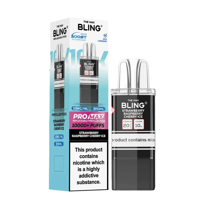 The Crystal Bling Max 10K Refill Pods - Only £5.79