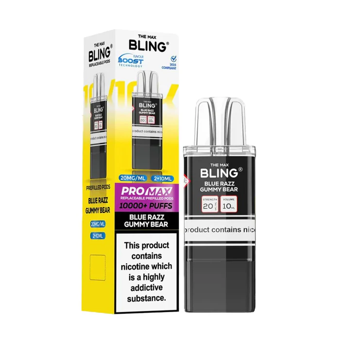 The Crystal Bling Max 10K Refill Pods - Only £5.79