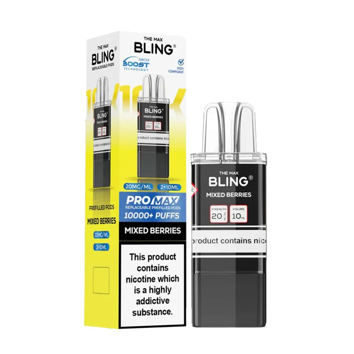 The Crystal Bling Max 10K Refill Pods - Only £5.79