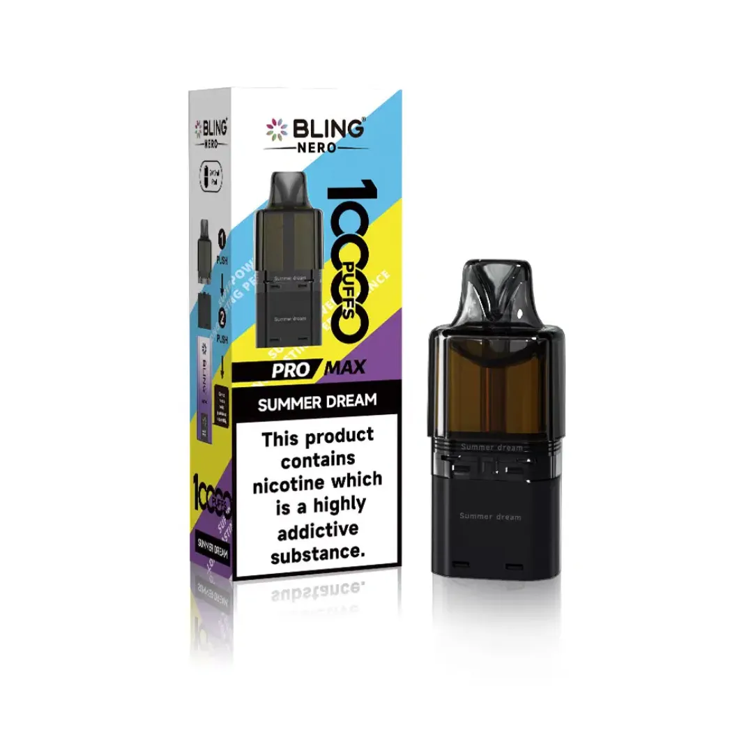 Crystal Bling Nero 10000 Prefilled Pods - Only £4.49