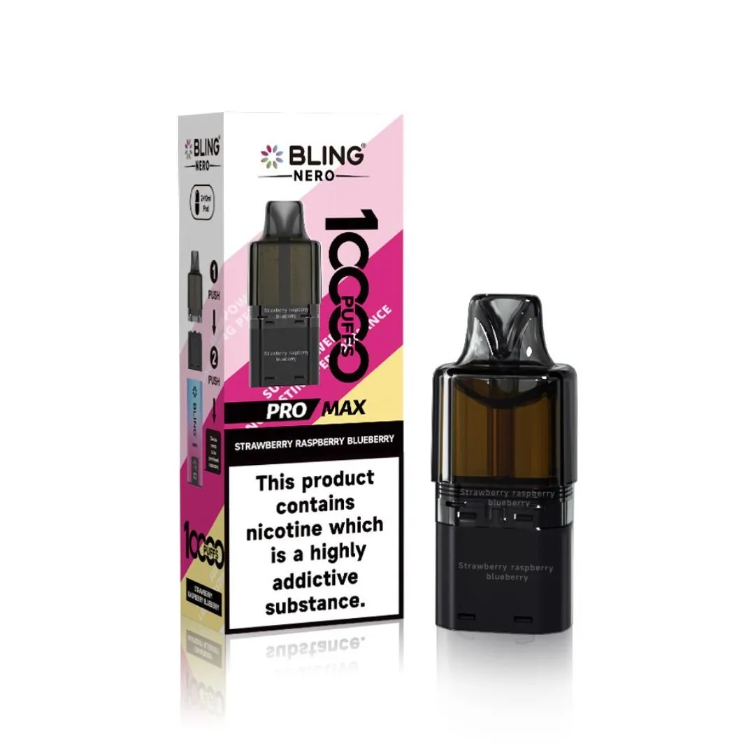 Crystal Bling Nero 10000 Prefilled Pods - Only £4.49