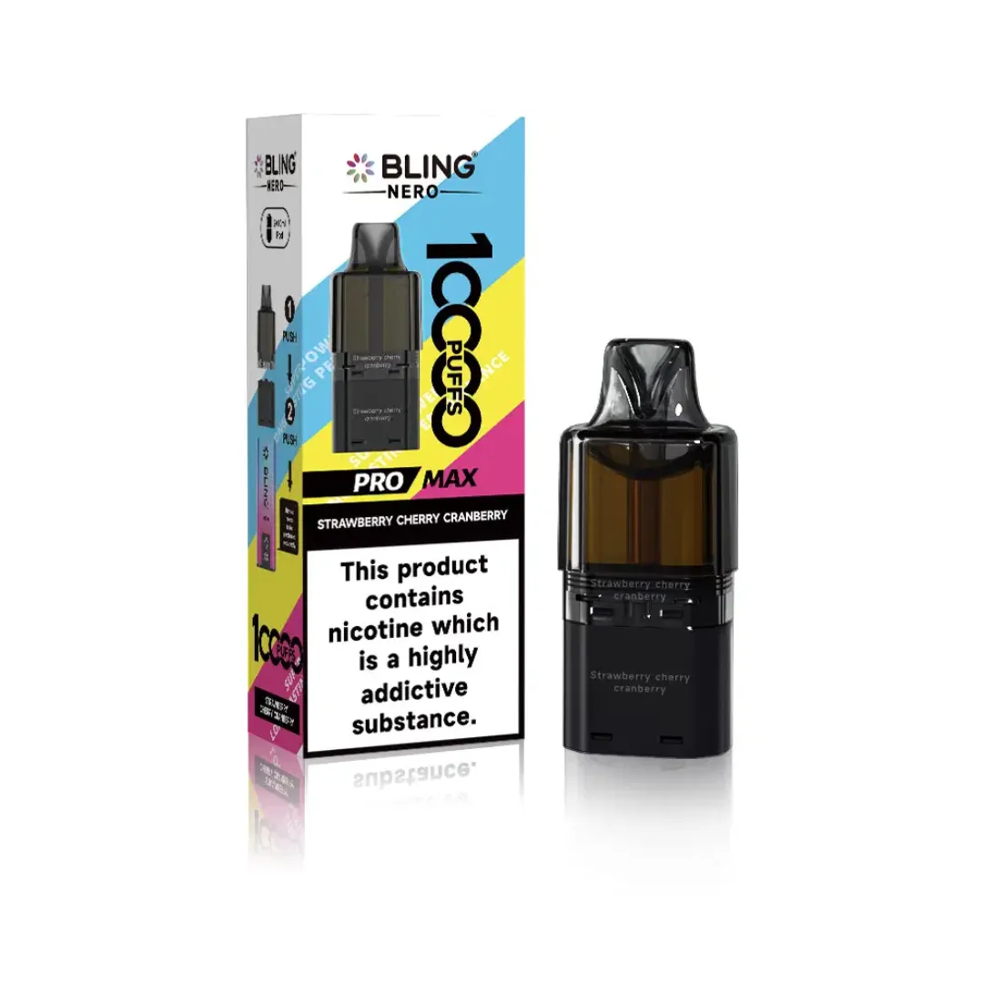 Crystal Bling Nero 10000 Prefilled Pods - Only £4.49