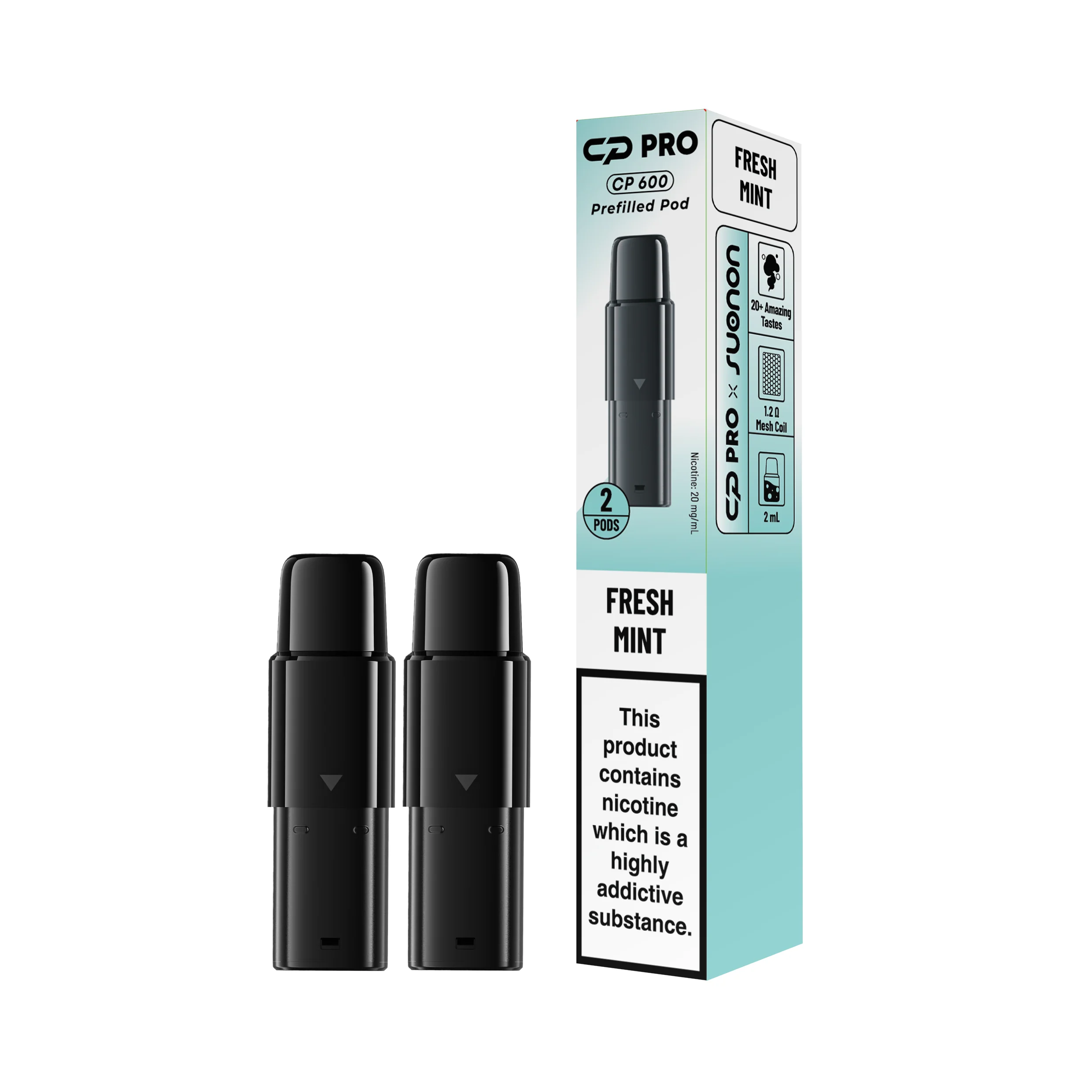 Crystal Pro CP 600 Puffs Refill Pods | Only £3.29