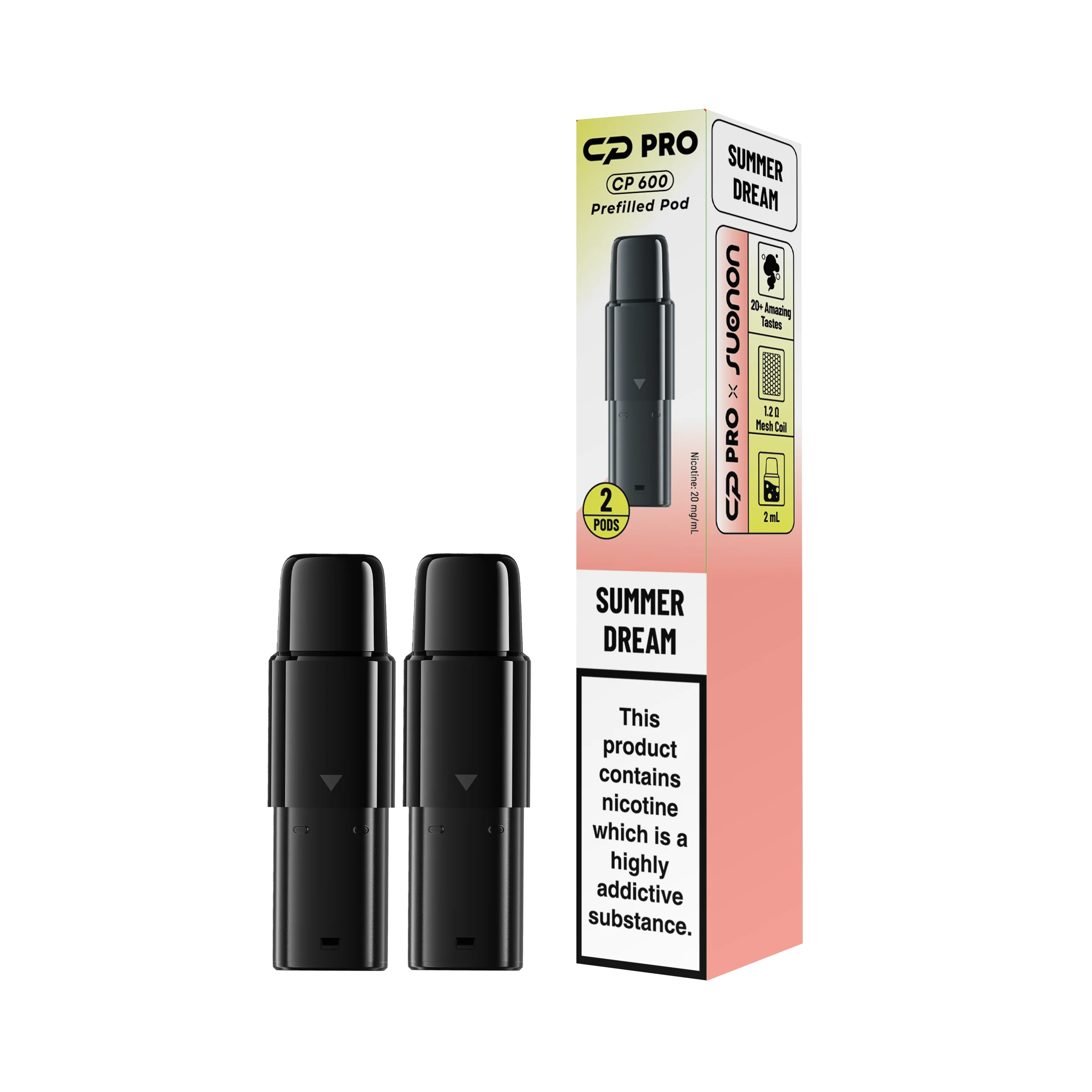 Crystal Pro CP 600 Puffs Refill Pods | Only £3.29