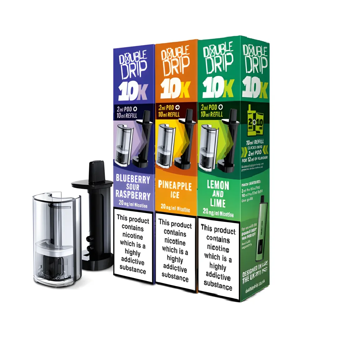 Double Drip 10K Refill Pods | Buy Now Just in £5.29
