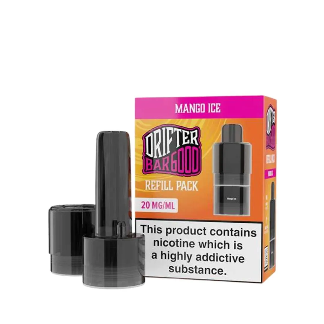Drifter Bar 6000 Prefilled Refill Pods | Just In £4.79