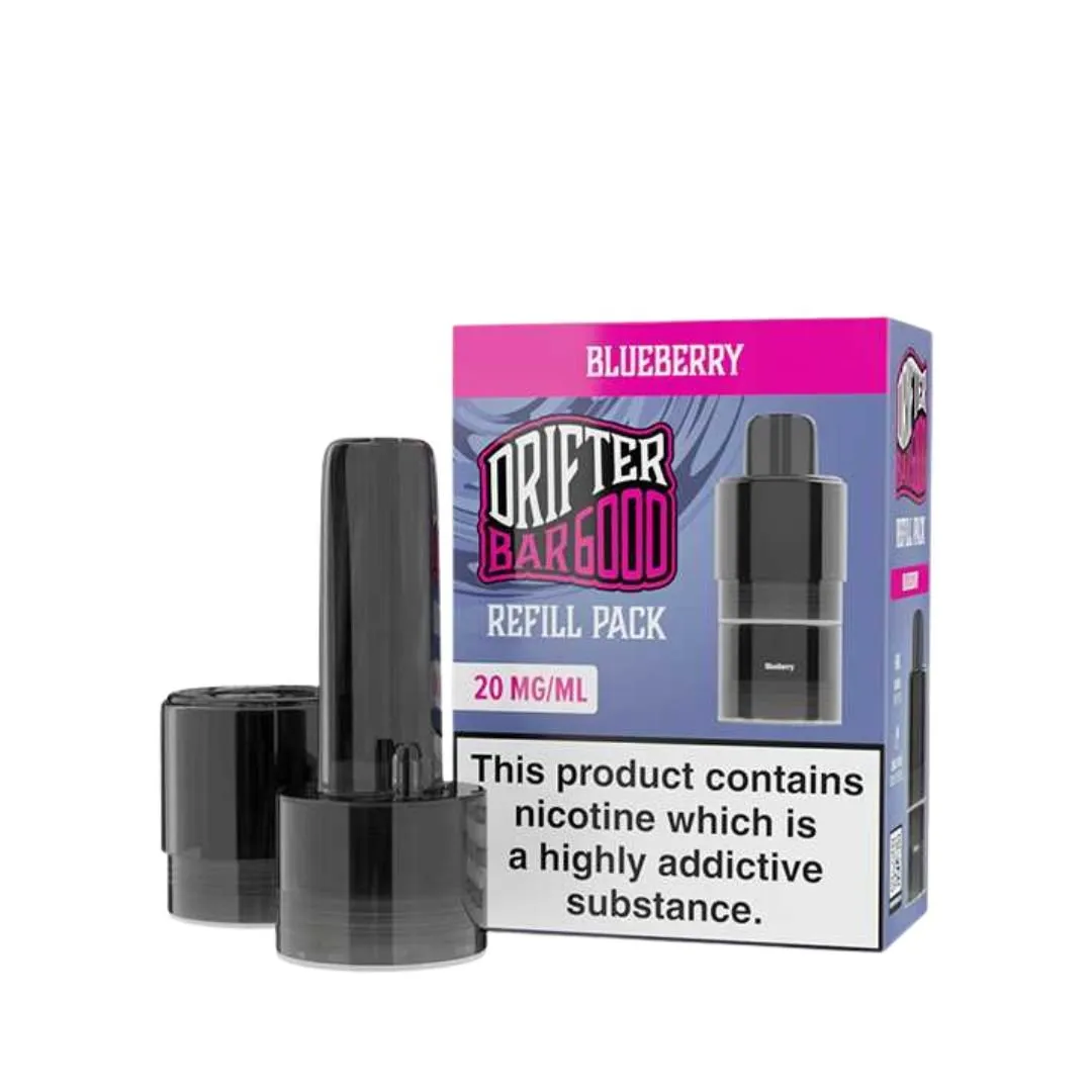 Drifter Bar 6000 Prefilled Refill Pods | Just In £4.79