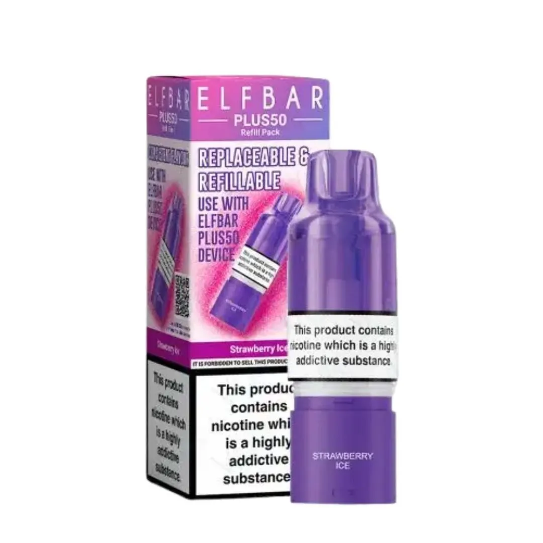 Buy Elf Bar Plus 50 Pods Online | £5.29 At Smoknic