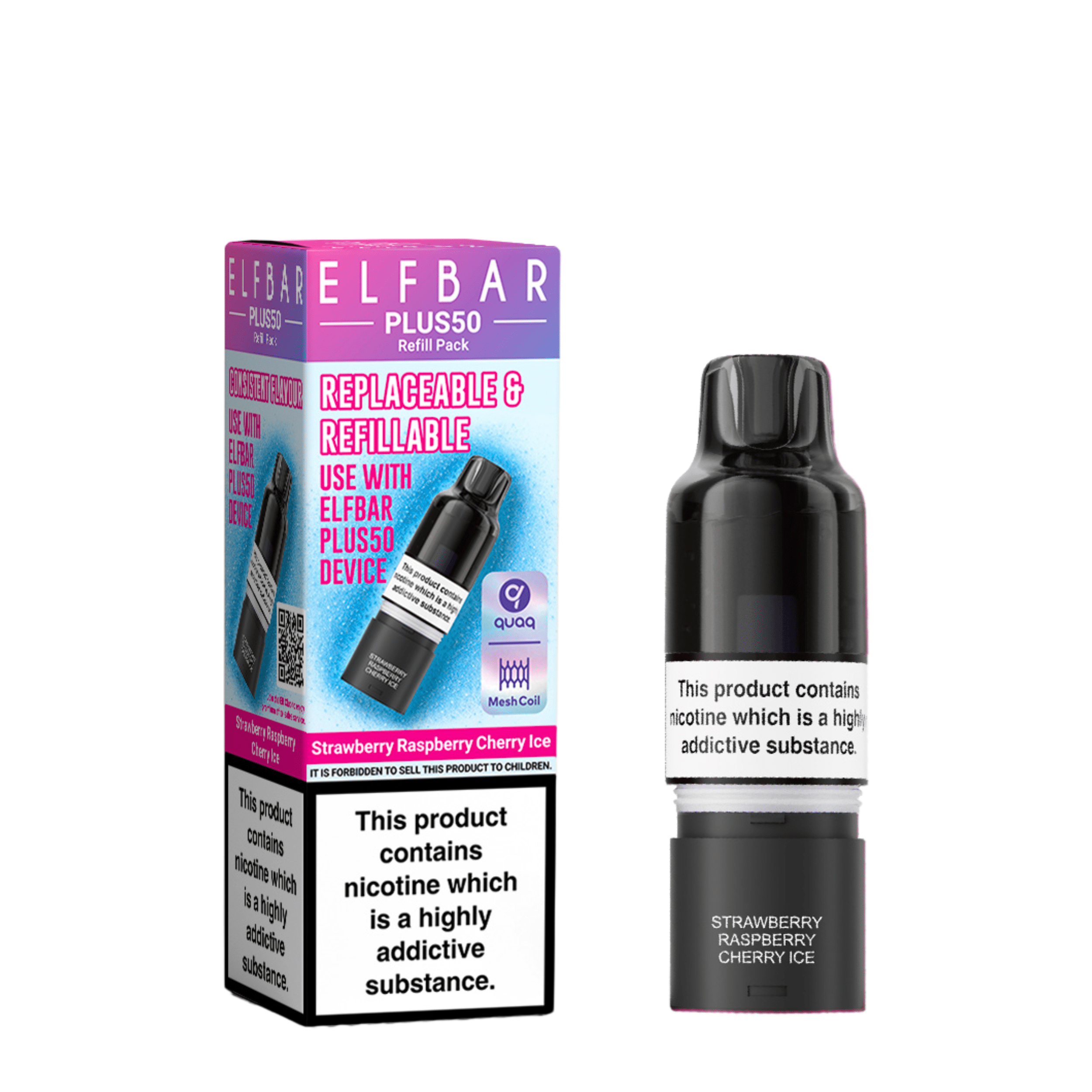 Elf Bar Plus 50 Prefilled Pods