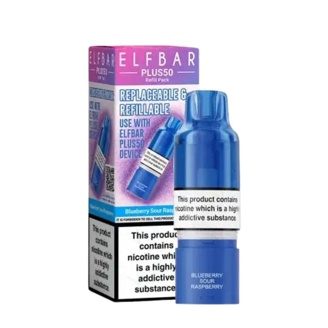 Buy Elf Bar Plus 50 Pods Online | £5.29 At Smoknic