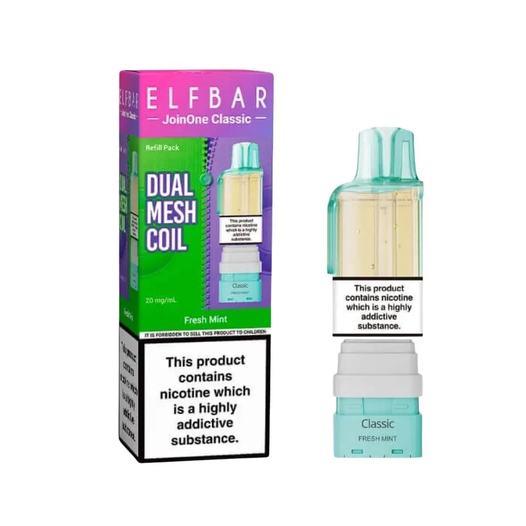 Elf Bar JoinOne Classic Refill Pods - £6.79 Smoknic UK
