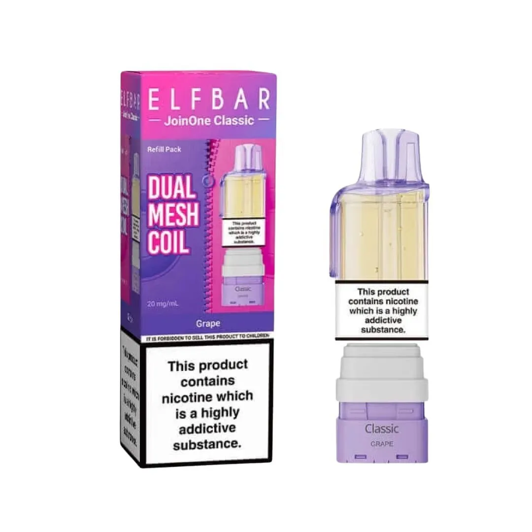 Elf Bar JoinOne Classic Refill Pods - £6.79 Smoknic UK