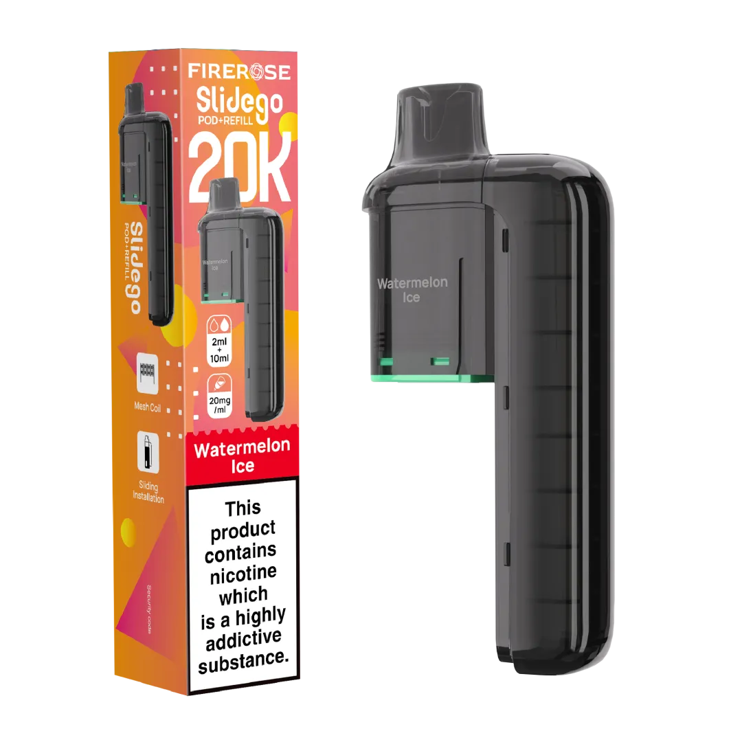 Elux Firerose Slidego 20K Prefilled Pods - Buy Online