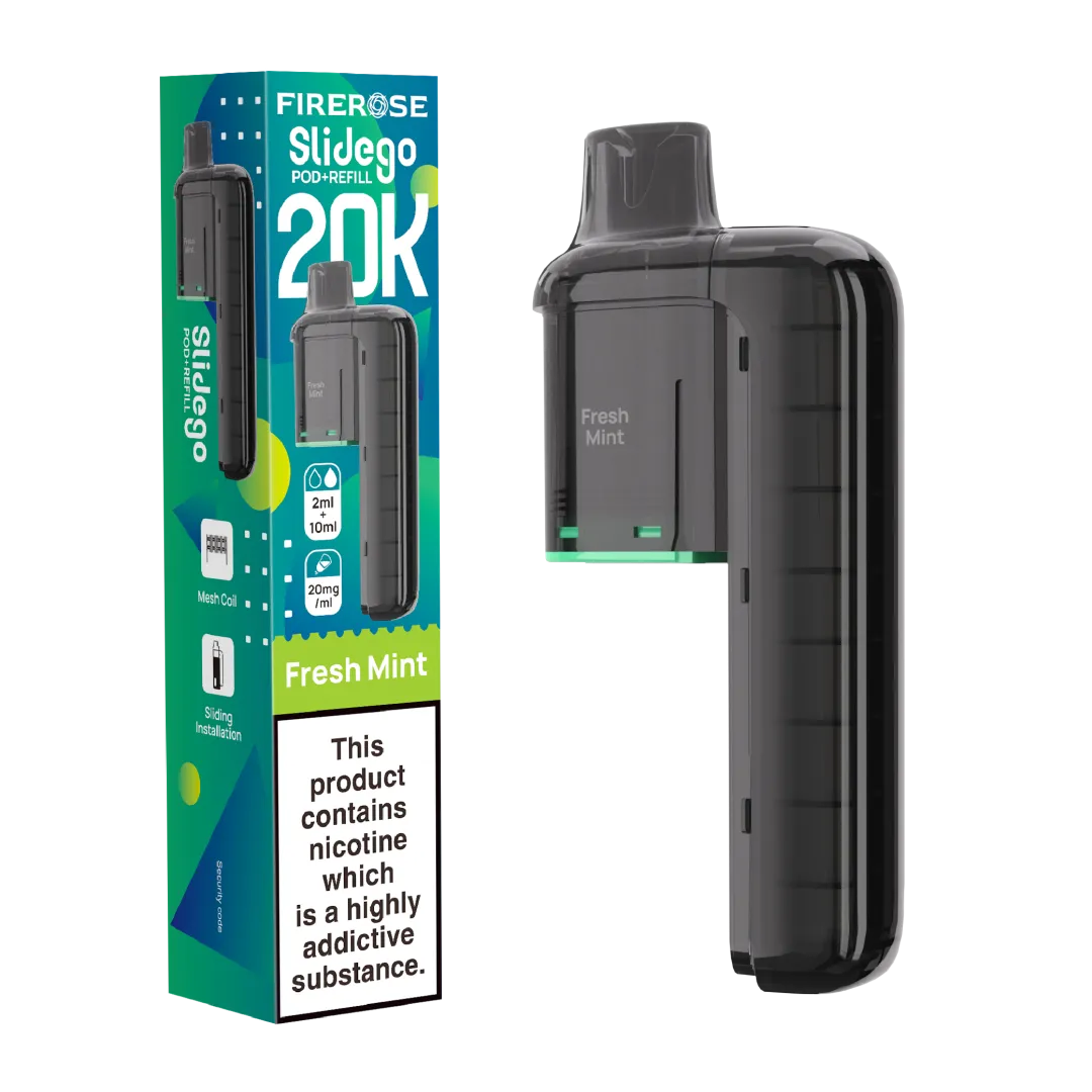 Elux Firerose Slidego 20K Prefilled Pods - Buy Online