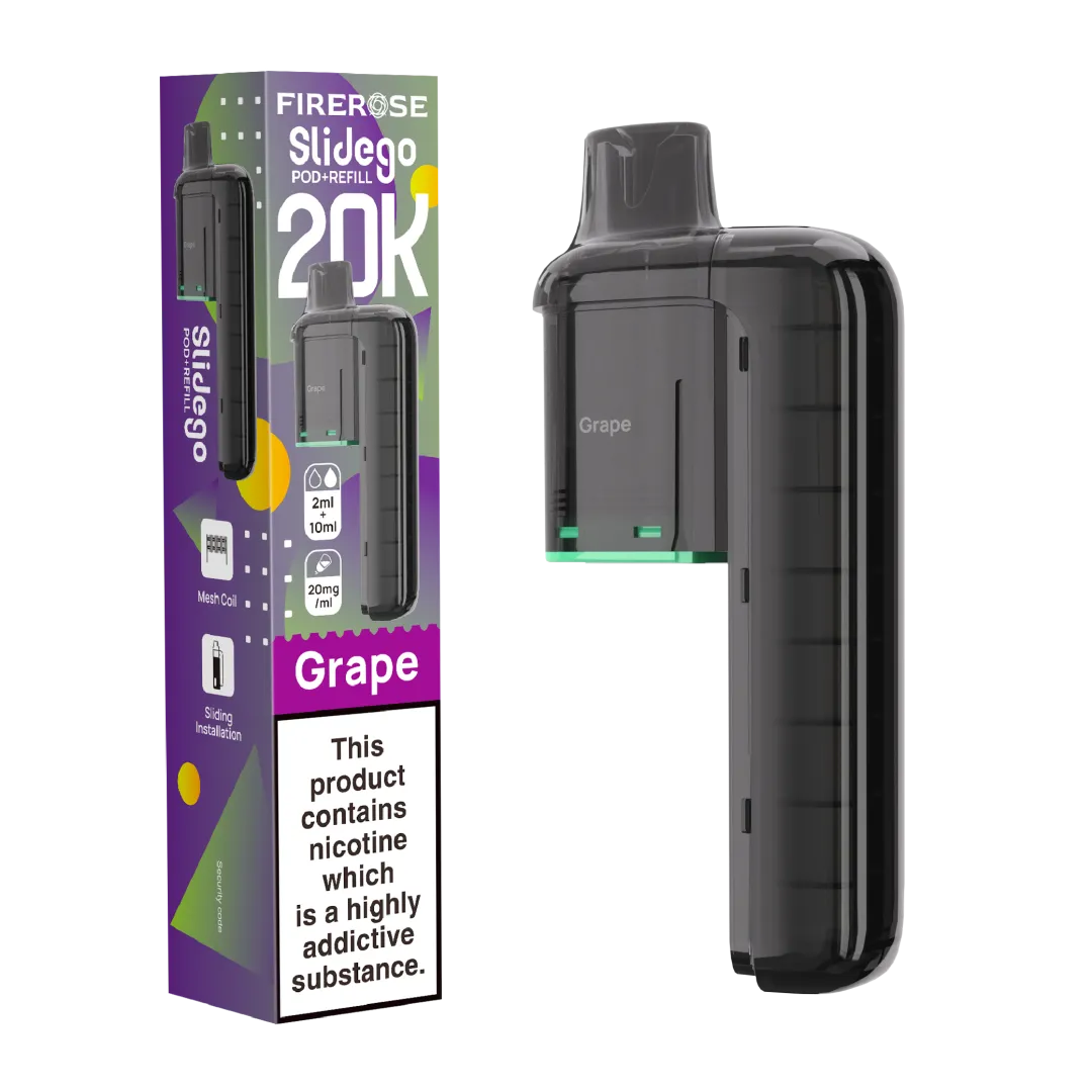 Elux Firerose Slidego 20K Prefilled Pods - Buy Online