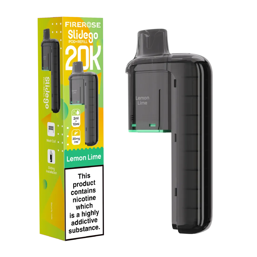 Elux Firerose Slidego 20K Prefilled Pods - Buy Online