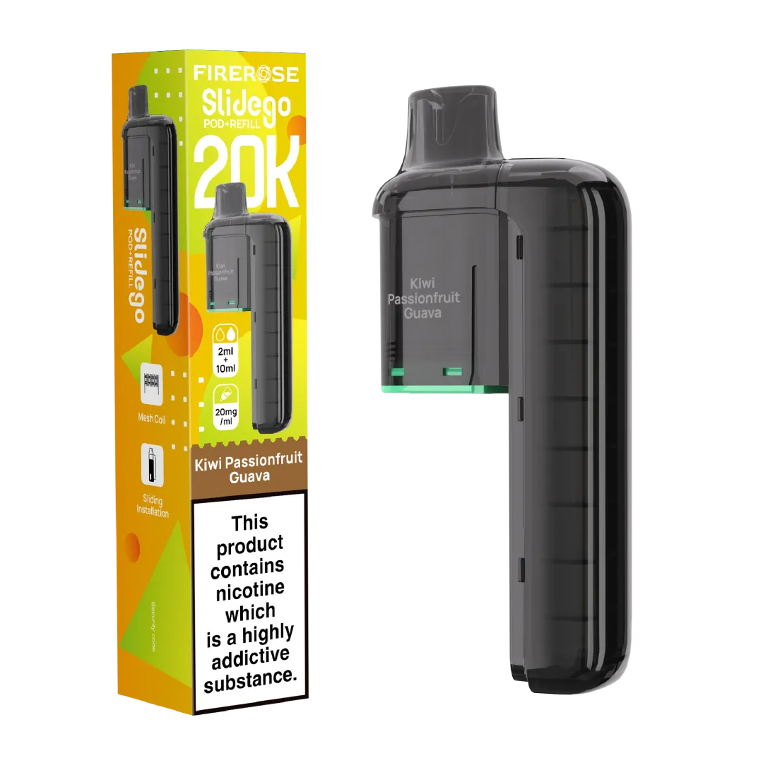 Elux Firerose Slidego 20K Prefilled Pods - Buy Online