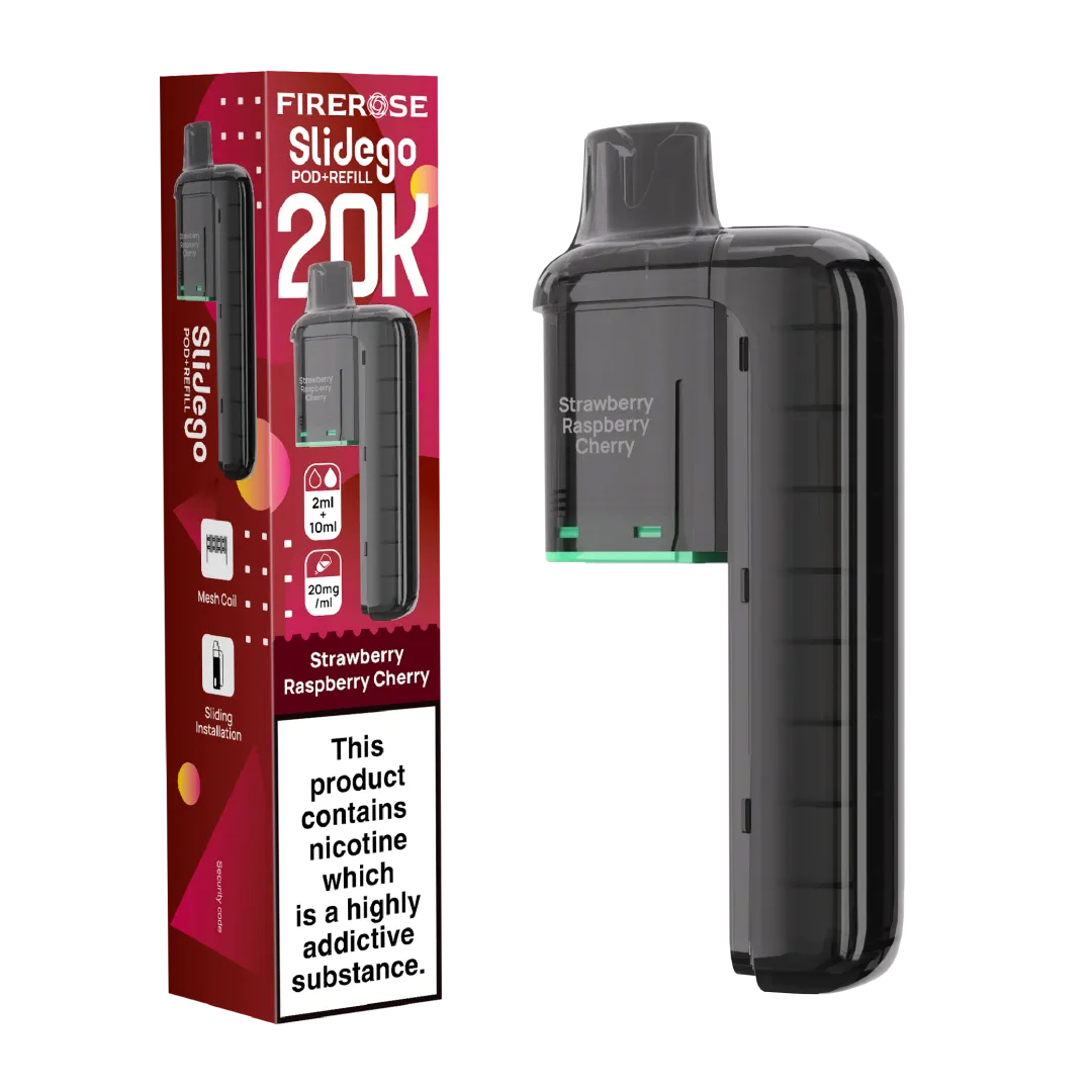 Elux Firerose Slidego 20K Prefilled Pods - Buy Online