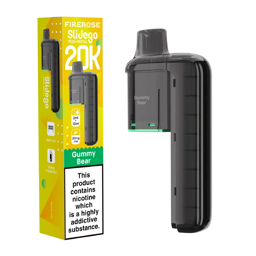 Elux Firerose Slidego 20K Prefilled Pods - Buy Online