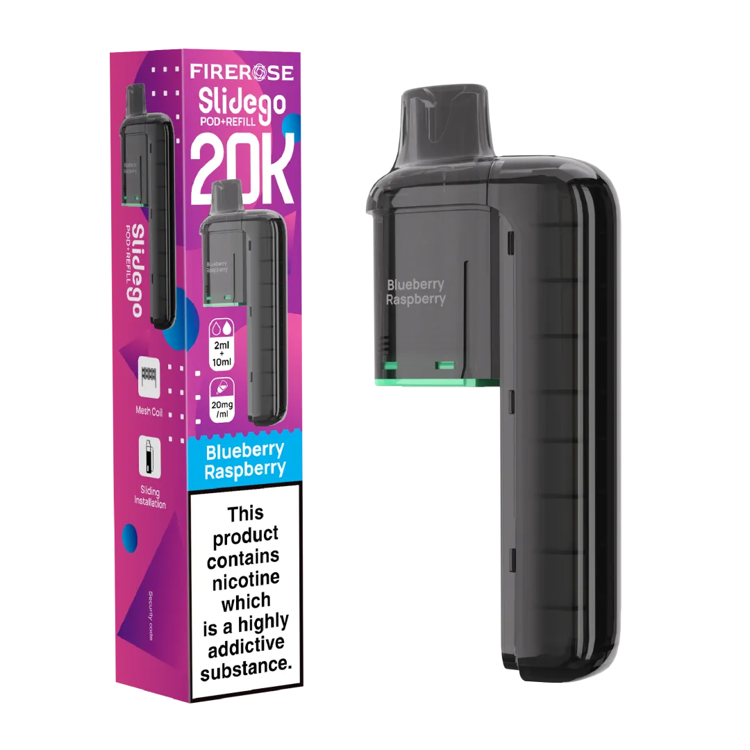 Elux Firerose Slidego 20K Prefilled Pods - Buy Online