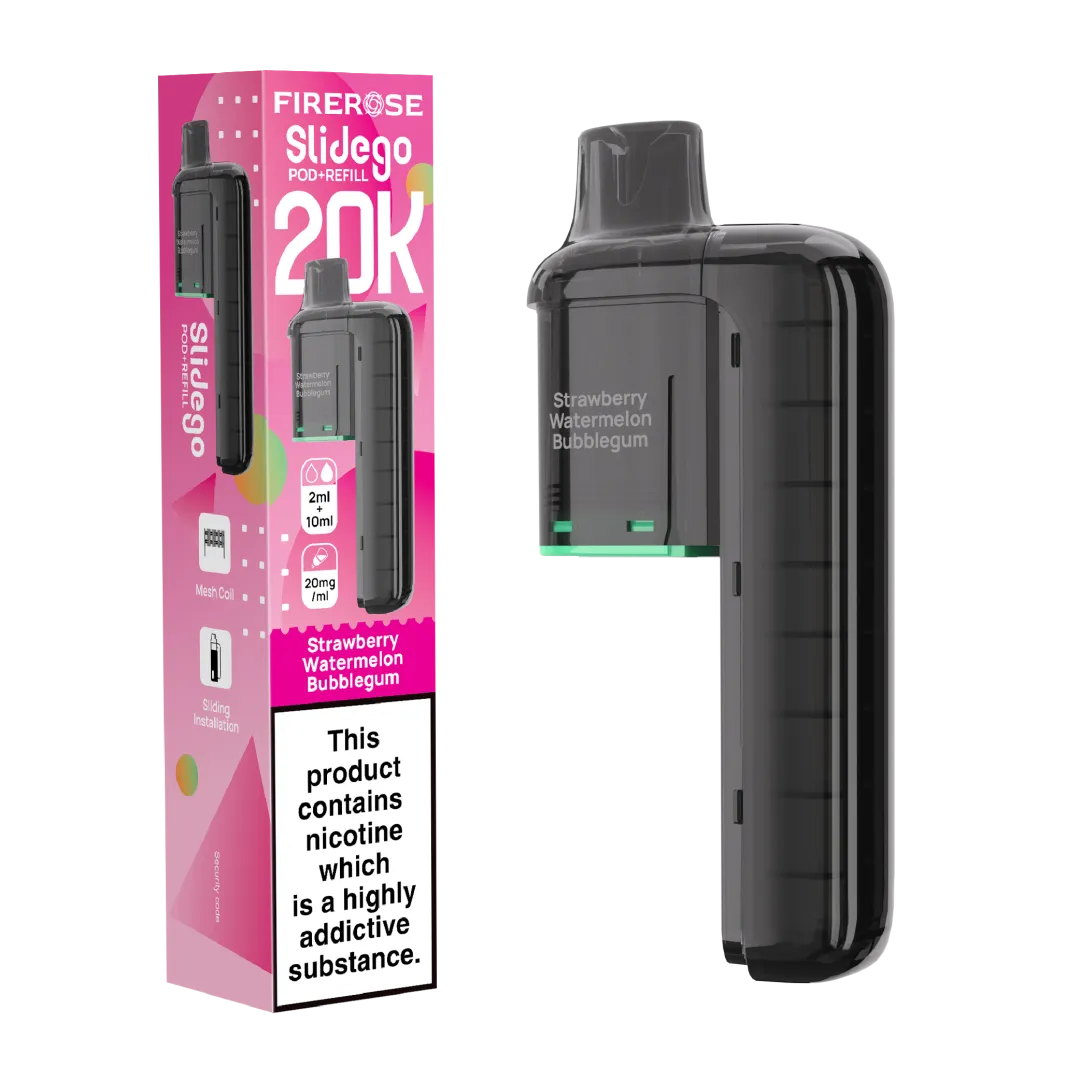 Elux Firerose Slidego 20K Prefilled Pods - Buy Online