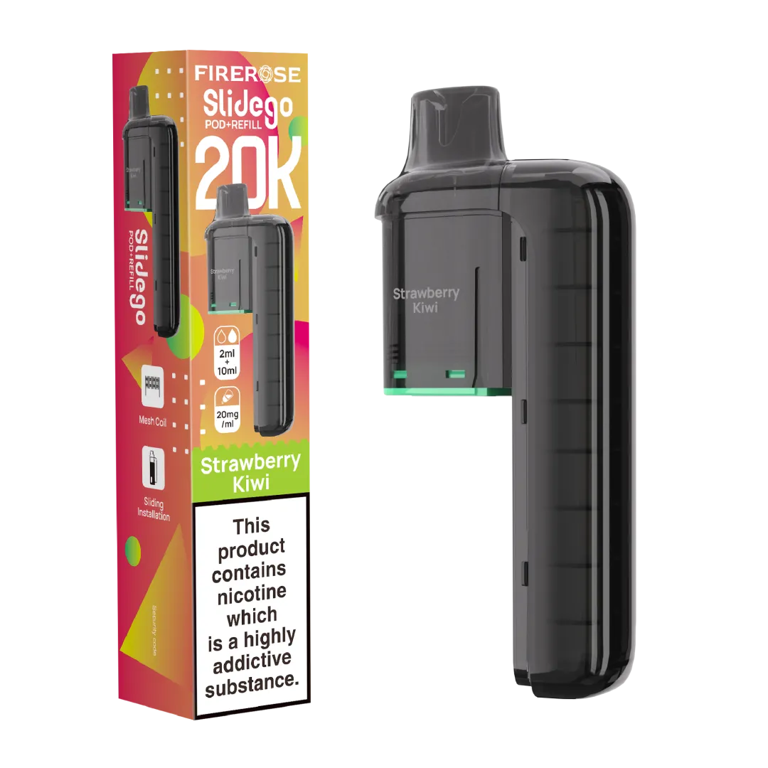 Elux Firerose Slidego 20K Prefilled Pods - Buy Online
