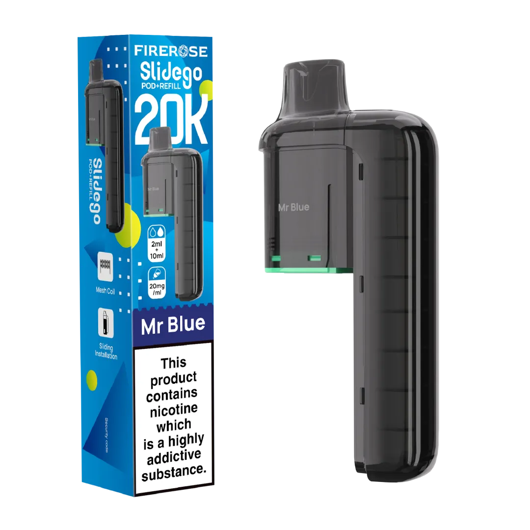 Elux Firerose Slidego 20K Prefilled Pods - Buy Online