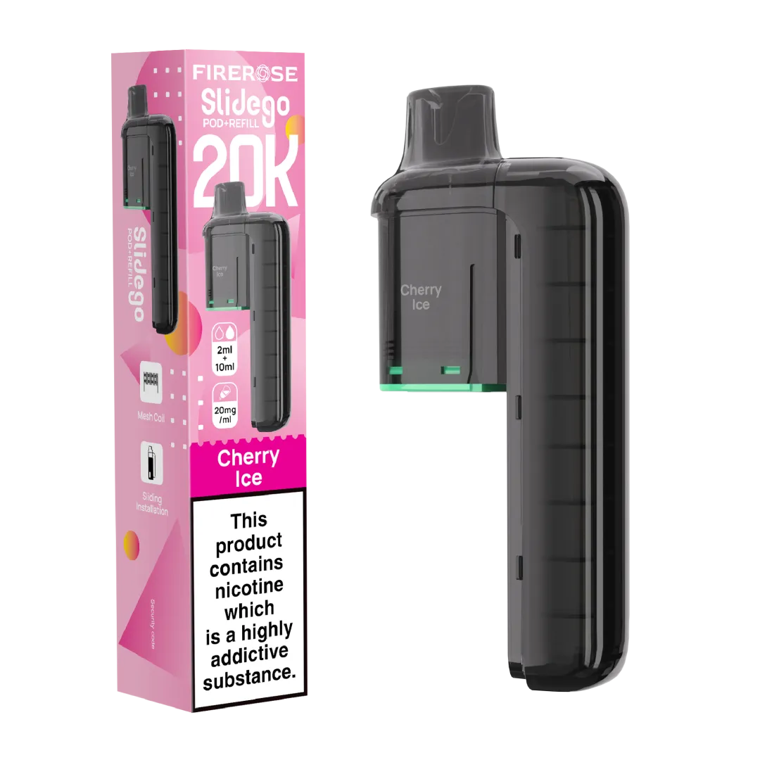 Elux Firerose Slidego 20K Prefilled Pods - Buy Online