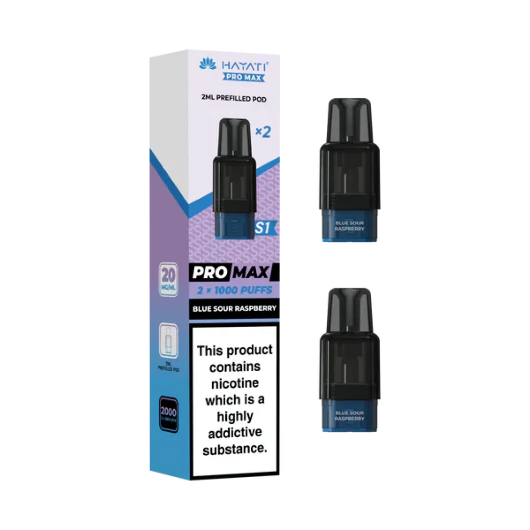 Hayati Pro Max S1 1000 Prefilled Pods - £2.79 Only