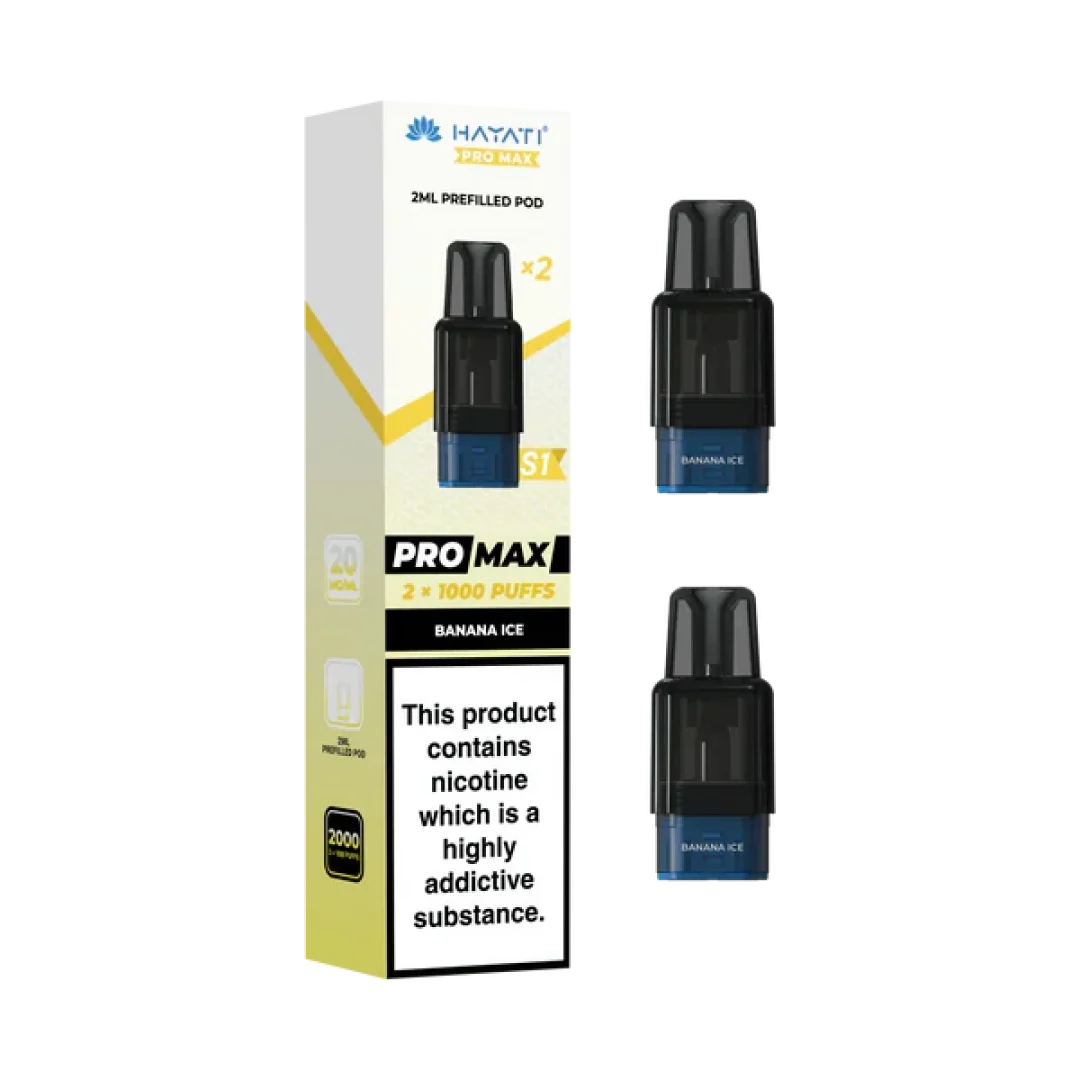 Hayati Pro Max S1 1000 Prefilled Pods - £2.79 Only