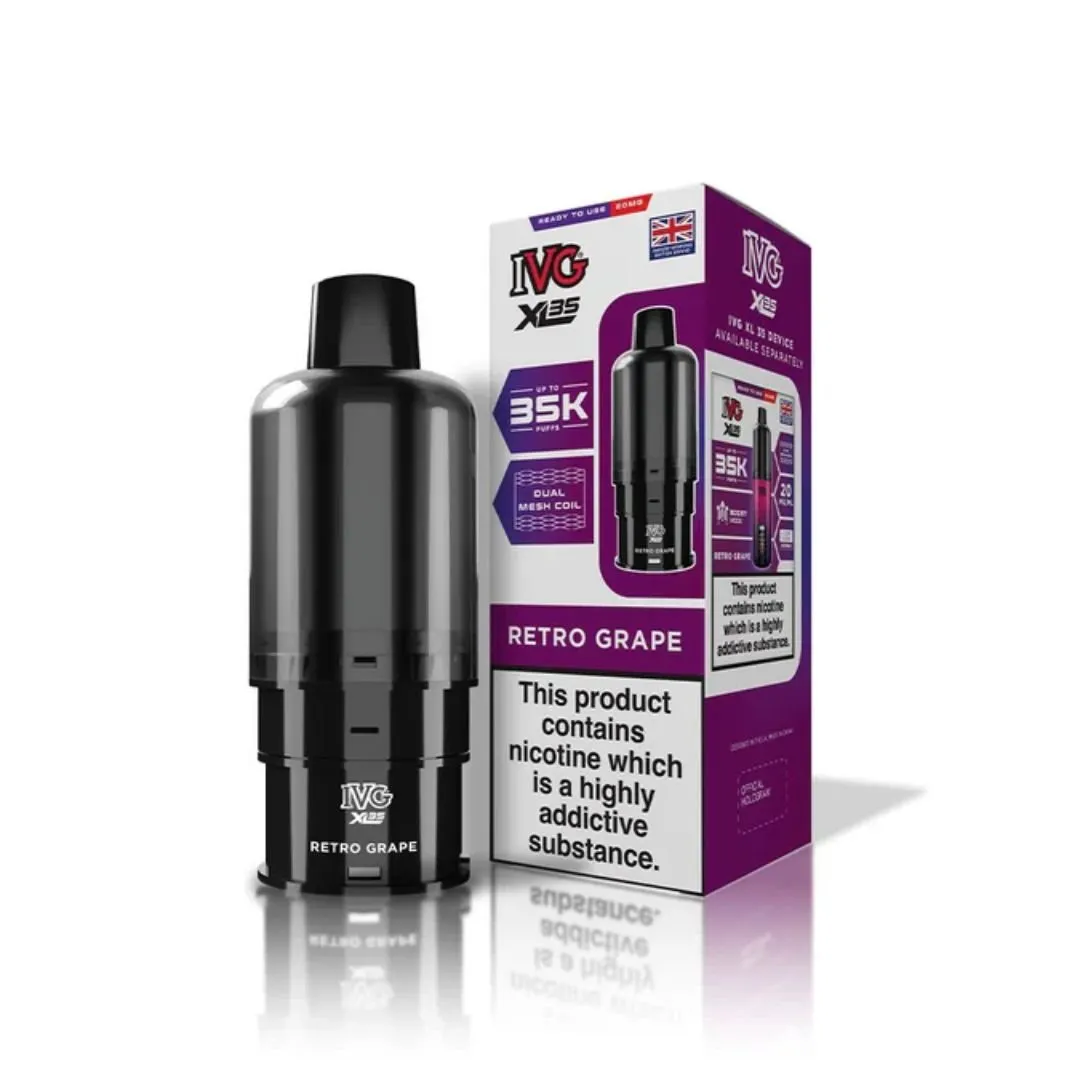 IVG XL 35K Prefilled Refill Pods | Buy Online UK