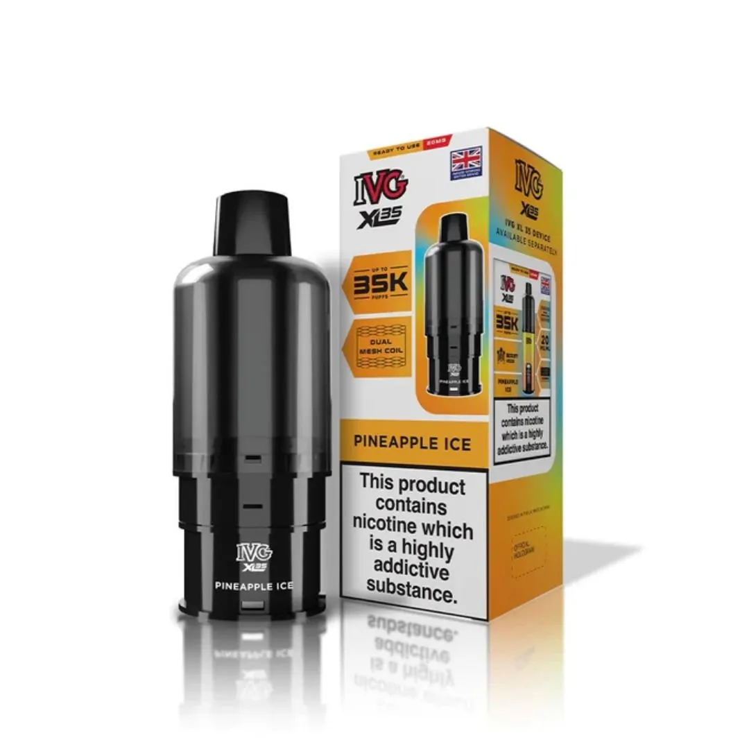 IVG XL 35K Prefilled Refill Pods | Buy Online UK