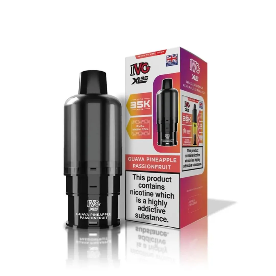 IVG XL 35K Prefilled Refill Pods | Buy Online UK
