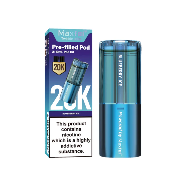 Maxfel Twinkle Ultra 40K Refill Pods | £5.79 Only