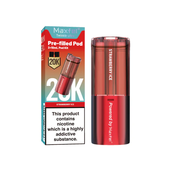 Maxfel Twinkle Ultra 40K Refill Pods | £5.79 Only