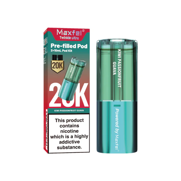 Maxfel Twinkle Ultra 40K Refill Pods | £5.79 Only
