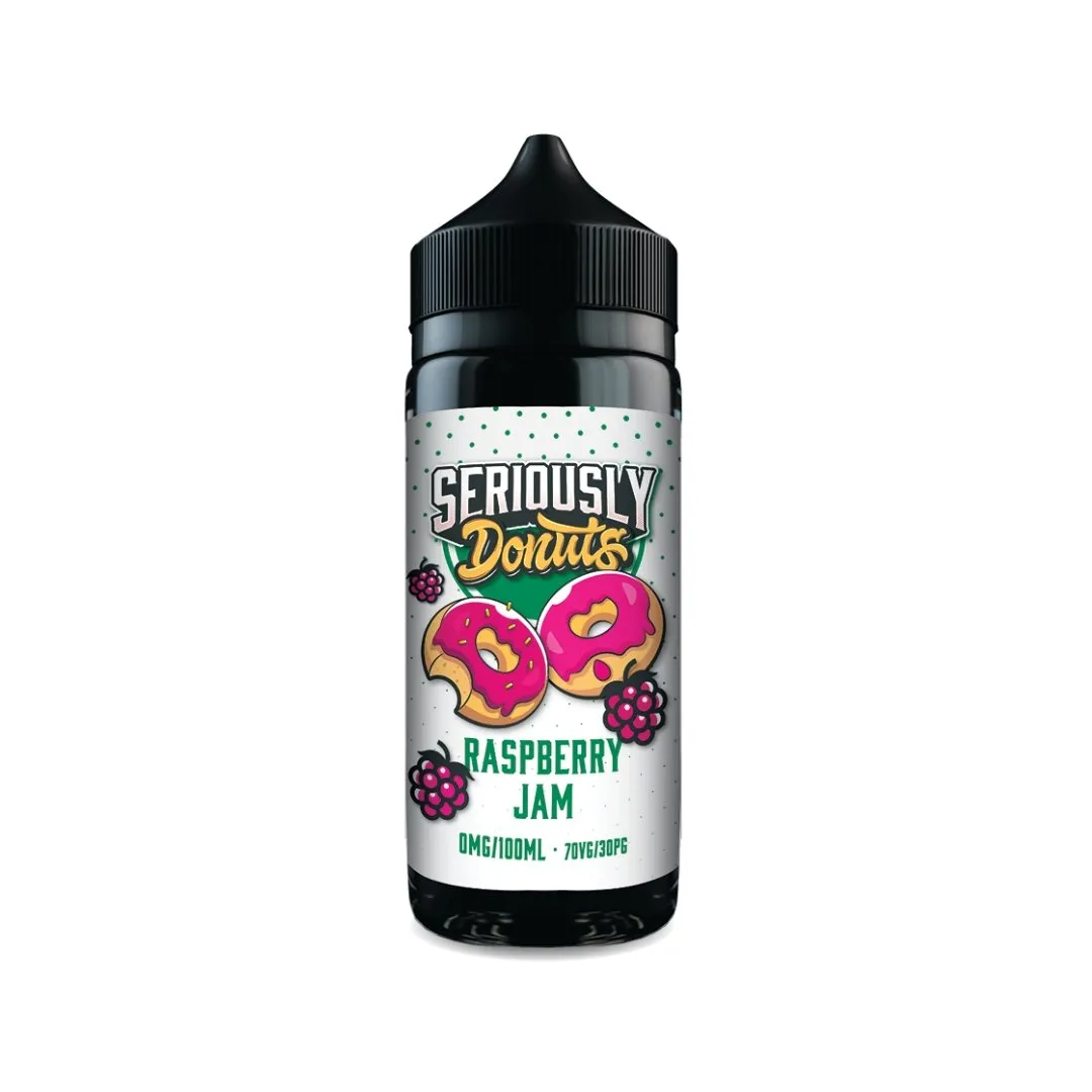 Raspberry Jam Seriously Donuts by Doozy Vapes 100ml E-Liquid