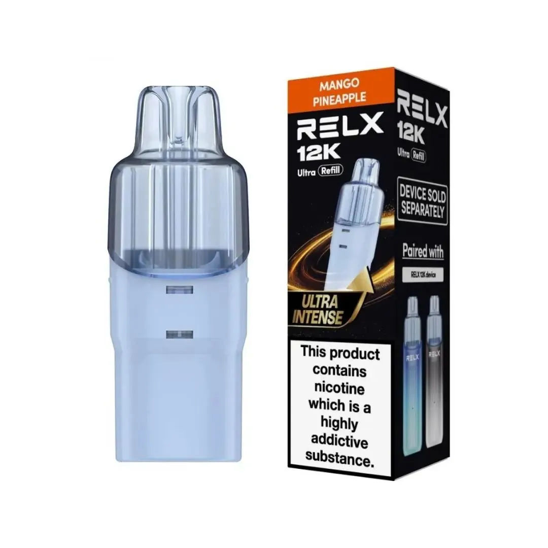 RELX 12K Ultra Prefilled Pods UK | Flavours & Features