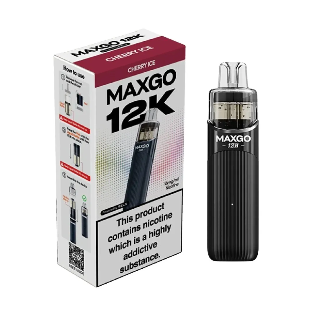 Relx MaxGo 12k Vape Kit - £7.29 Any 4 for £27