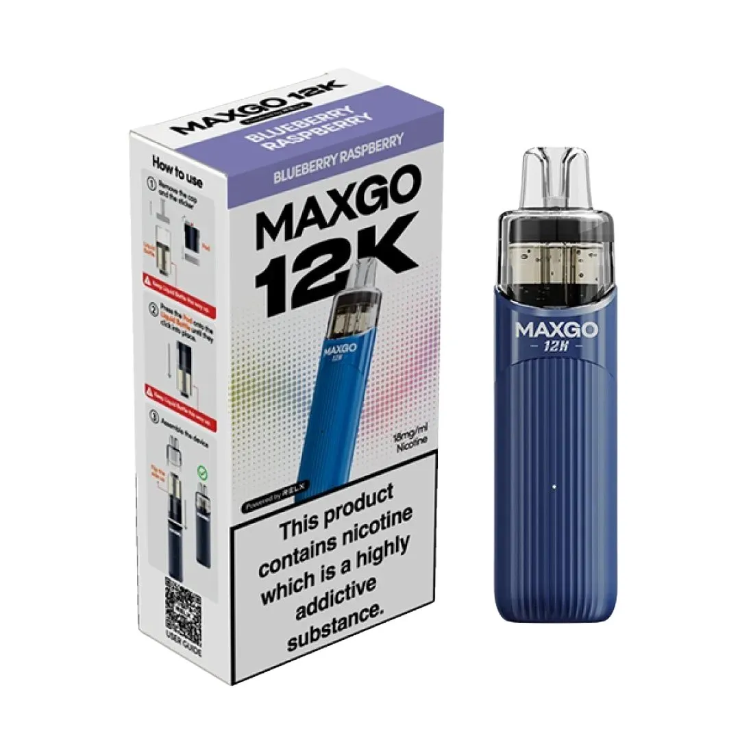 Relx MaxGo 12k Vape Kit - £7.29 Any 4 for £27
