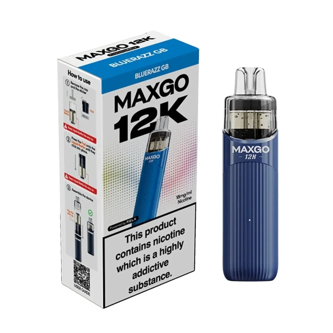Relx MaxGo 12k Vape Kit - £7.29 Any 4 for £27