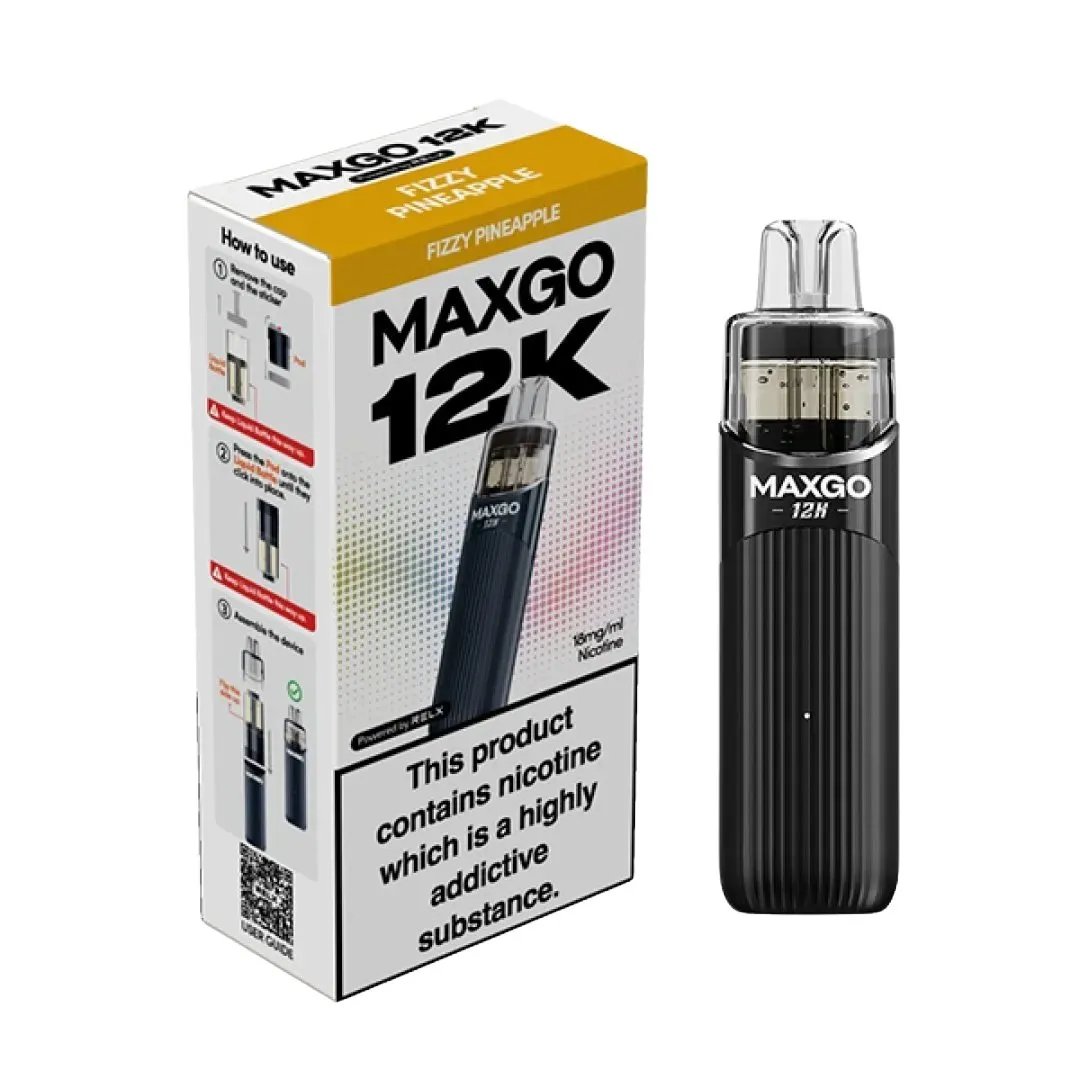 Relx MaxGo 12k Vape Kit - £7.29 Any 4 for £27