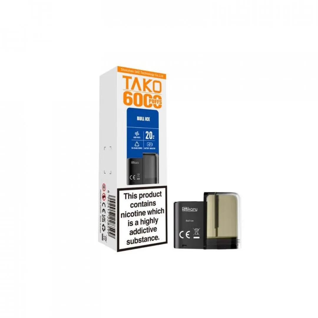 Sikary Tako SP6000 Prefilled Refill Pods | Only £4.89