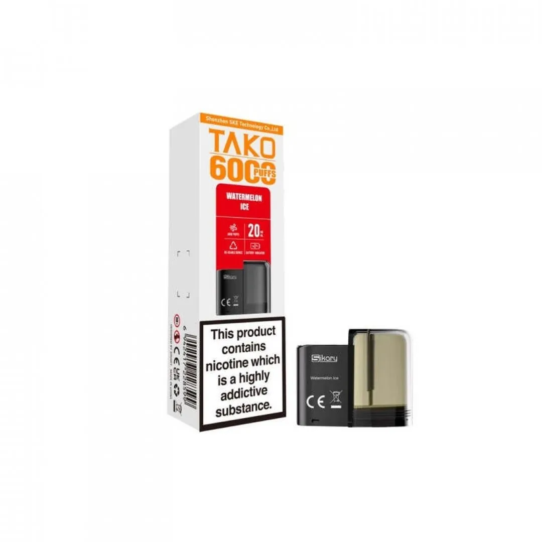 Sikary Tako SP6000 Prefilled Refill Pods | Only £4.89