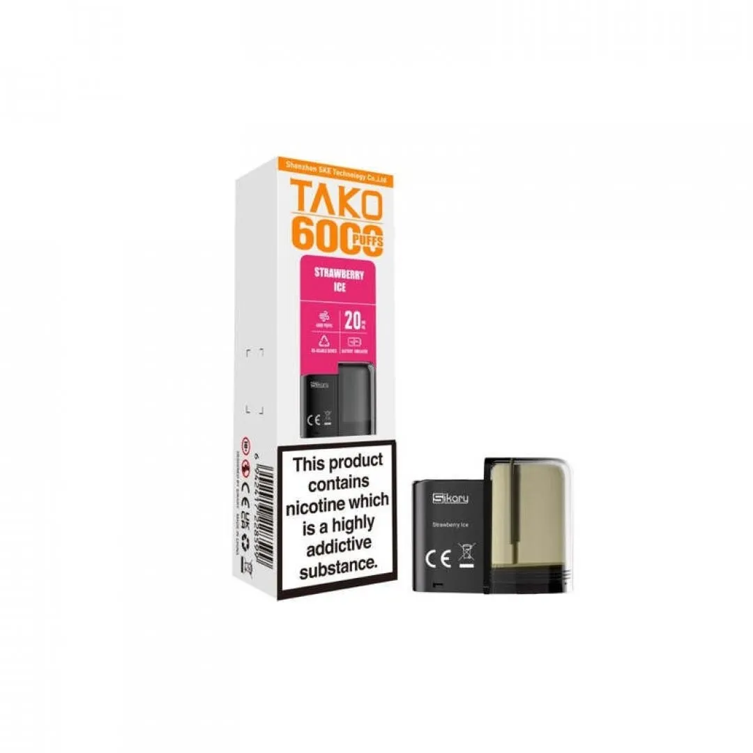 Sikary Tako SP6000 Prefilled Refill Pods | Only £4.89