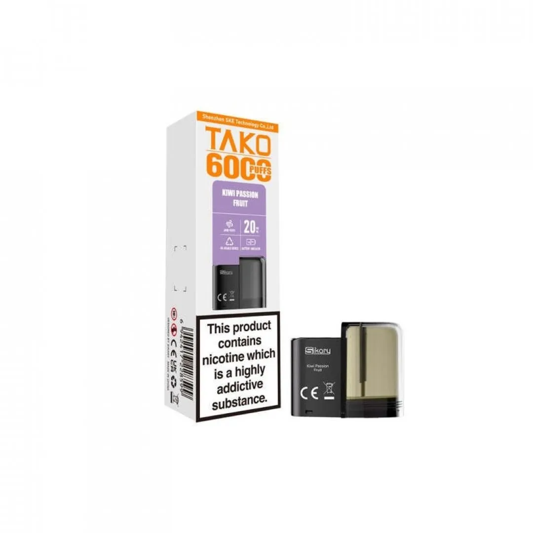 Sikary Tako SP6000 Prefilled Refill Pods | Only £4.89