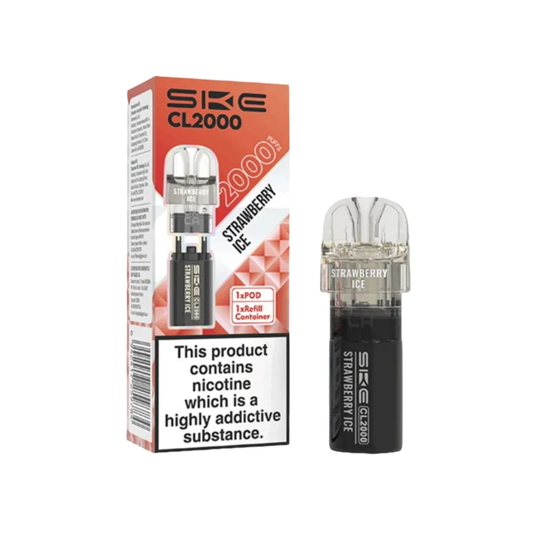 SKE CL2000 Prefilled Replacement Pods | Only £4.29