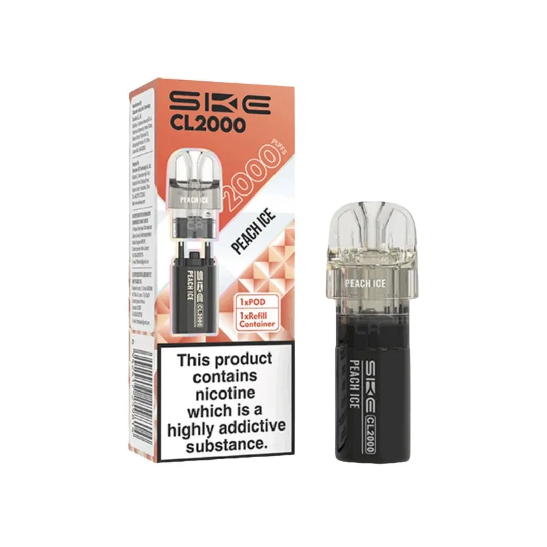 SKE CL2000 Prefilled Replacement Pods | Only £4.29
