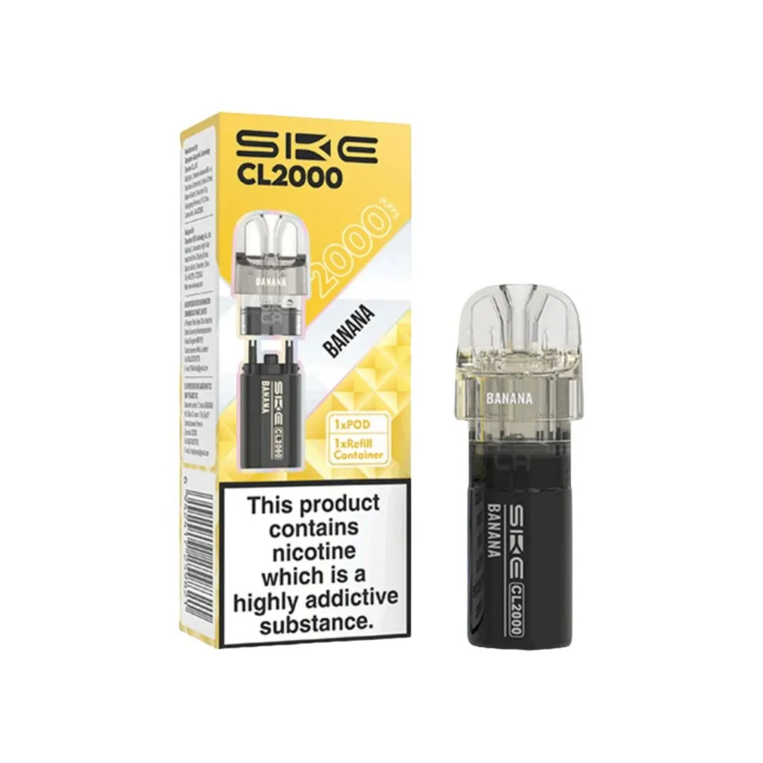 SKE CL2000 Prefilled Replacement Pods | Only £4.29
